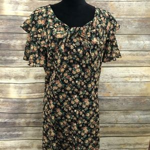 Vintage Victorian style 80’s 90’s Dress sz. 13/14